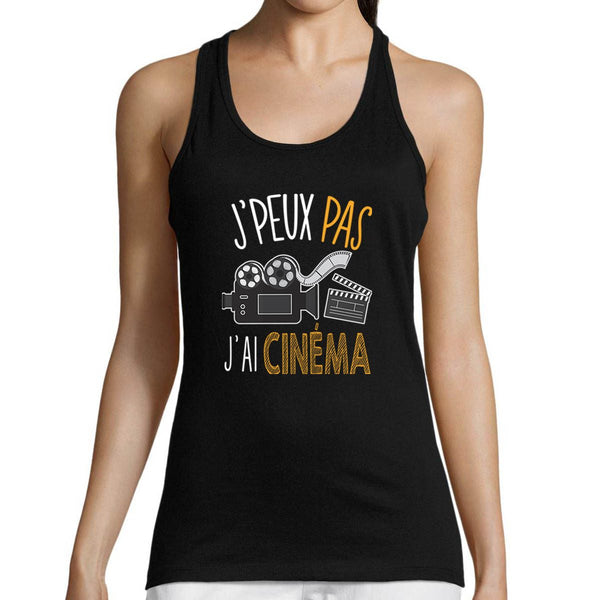Débardeur J'peux pas j'ai cinéma - Planetee