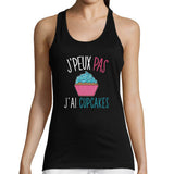 Débardeur J'peux pas j'ai cupcakes - Planetee