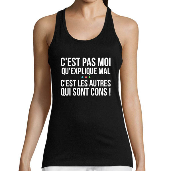 Débardeur Kaamelott Perceval C'est Pas Moi Qui explique Mal - Planetee