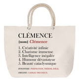 Sac Fête des Mères Mamie Famille Idée Cadeau anniversaire Noël Travail Boulot Métier Départ Retraite Collègue Femme cabas shopping plage