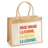 Sac Fête des Mères Mamie MAman Soeur Femme Famille Idée Cadeau anniversaire Noël Travail Boulot Métier Départ Retraite Collègue Femme cabas shopping plage