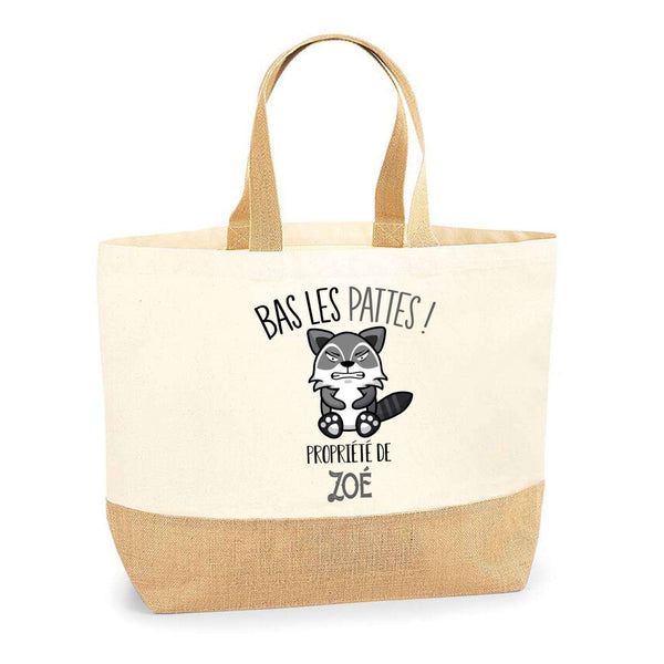 Sac Jute Fête des Mères Fêtes des Pères Mamie Papi Famille Idée Cadeau anniversaire Noël Travail Boulot Métier Départ Retraite Collègue Femme Homme