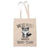 Sac tote bag réutilisable coton shopping Fête des Mères Mamie Famille Idée Cadeau anniversaire Noël Travail Boulot Métier Départ Retraite Collègue Femme