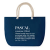 Sac de plage Bleu anse corde Pascal Définition Homme