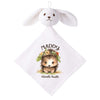Doudou Bébé Lapin Mady Bouille Hérisson Gaze de Coton Cadeau Baby Shower