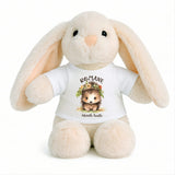 Doudou Bébé Lapin Romane Bouille Hérisson Gaze de Coton Cadeau Baby Shower