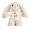 Doudou lapin personnalisé prénom Le Petit Roi lion