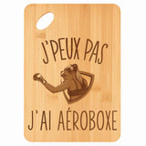 Planche bambou gravée personnalisée femme homme idée cadeau Fête des Mères Fête des Pères apéro papa maman prénom cuisine plateau fromage