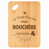 Planche bambou gravée personnalisée femme idée cadeau Fête des Mères apéro 30×20 prénom cuisine plateau fromage anniversaire noel maman mamie