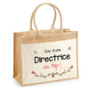 Sac Fête des Mères Mamie MAman Soeur Femme Famille Idée Cadeau anniversaire Noël Travail Boulot Métier Départ Retraite Collègue Femme cabas shopping plage