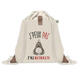Sac à dos avec pochette J'peux pas Retraite