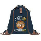 sac a dos bleu coton recycle avec pochette idee cadeau originale pour collegue ami prof ou membre de la famille cadeau mixte noel anniversaire secret santa ou depart au travail sac leger pratique et ecologique design breton moderne