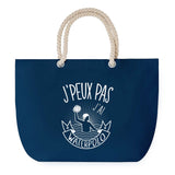Sac de plage Bleu anse corde J'peux Pas Waterpolo