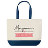 Sac de shopping bleu Maryvonne en Vacances