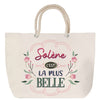 Sac Fête des Mères Mamie Famille Idée Cadeau anniversaire Noël Travail Boulot Métier Départ Retraite Collègue Femme cabas shopping plage