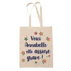 Sac Tote Bag Fête des Mères Fêtes des Pères Mamie Papi Famille Idée Cadeau anniversaire Noël Travail Boulot Métier Départ Retraite Collègue Femme Homme