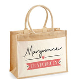 Sac Fête des Mères Mamie MAman Soeur Femme Famille Idée Cadeau anniversaire Noël Travail Boulot Métier Départ Retraite Collègue Femme cabas shopping plage