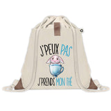 Sac à dos avec pochette J'peux pas Thé