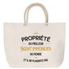 Sac Fête des Pères Papi Famille Idée Cadeau anniversaire Noël Travail Boulot Métier Départ Retraite Collègue Homme cabas shopping plage