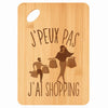 Planche bambou gravée personnalisée femme homme idée cadeau Fête des Mères Fête des Pères apéro papa maman prénom cuisine plateau fromage