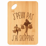 Planche bambou gravée personnalisée femme homme idée cadeau Fête des Mères Fête des Pères apéro papa maman prénom cuisine plateau fromage