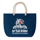 Sac de plage Bleu anse corde Taekwondo Légende Humour Geek