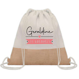 Sac Fête des Mères Mamie Maman Cadeau anniversaire Noël Travail Métier Départ Retraite Collègue Femme cabas shopping plage