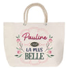 Sac Fête des Mères Mamie Famille Idée Cadeau anniversaire Noël Travail Boulot Métier Départ Retraite Collègue Femme cabas shopping plage
