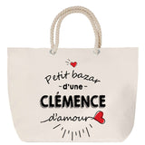 Sac Fête des Mères Mamie Famille Idée Cadeau anniversaire Noël Travail Boulot Métier Départ Retraite Collègue Femme cabas shopping plage