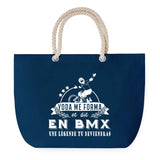Sac de plage Bleu anse corde BMX Légende Humour Geek