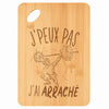 Planche bambou gravée personnalisée femme homme idée cadeau Fête des Mères Fête des Pères apéro papa maman prénom cuisine plateau fromage
