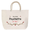 Sac Fête des Mères Mamie Famille Idée Cadeau anniversaire Noël Travail Boulot Métier Départ Retraite Collègue Femme cabas shopping plage