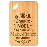 Planche à découper cadeau Noël famille amis papa maman mamie papi, idée cadeau apéro et cuisine, Secret Santa