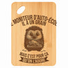 Planche bambou gravée personnalisée homme idée cadeau Fête des Pères apéro 30×20 prénom cuisine plateau fromage anniversaire noel papa papi 