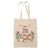 Sac Tote Bag Fête des Mères Fêtes des Pères Mamie Papi Famille Idée Cadeau anniversaire Noël Travail Boulot Métier Départ Retraite Collègue Femme Homme