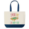 Sac de shopping bleu J'peux pas Baby-Foot