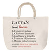 Sac Fête des Mères Mamie Famille Idée Cadeau anniversaire Noël Travail Boulot Métier Départ Retraite Collègue Femme cabas shopping plage