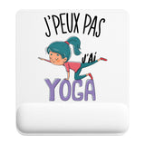 Tapis de souris ergonomique avec repose-poignet, accessoire bureau pour femme et homme, fête des pères, cadeau pas cher, idée cadeau fête des mères, secret santa, départ à la retraite, télétravail et gaming