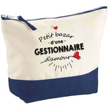 Pochette Trousse Fête des Mères Fêtes des Pères Mamie Papi Famille Idée Cadeau anniversaire Noël Travail Boulot Métier Départ Retraite Collègue Femme Homme