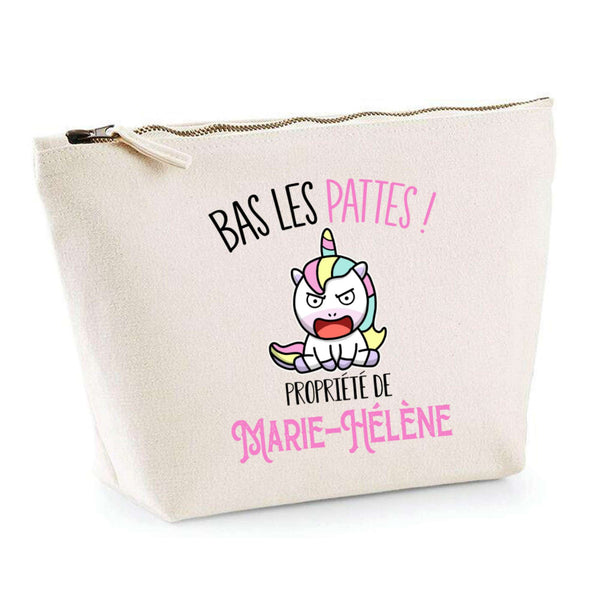 Trousse pochette de rangement maquillage Fête des Mères Mamie Famille Idée Cadeau anniversaire Noël Travail Boulot Métier Départ Retraite Collègue Femme