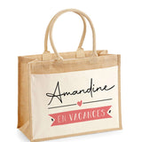 Sac Fête des Mères Mamie MAman Soeur Femme Famille Idée Cadeau anniversaire Noël Travail Boulot Métier Départ Retraite Collègue Femme cabas shopping plage