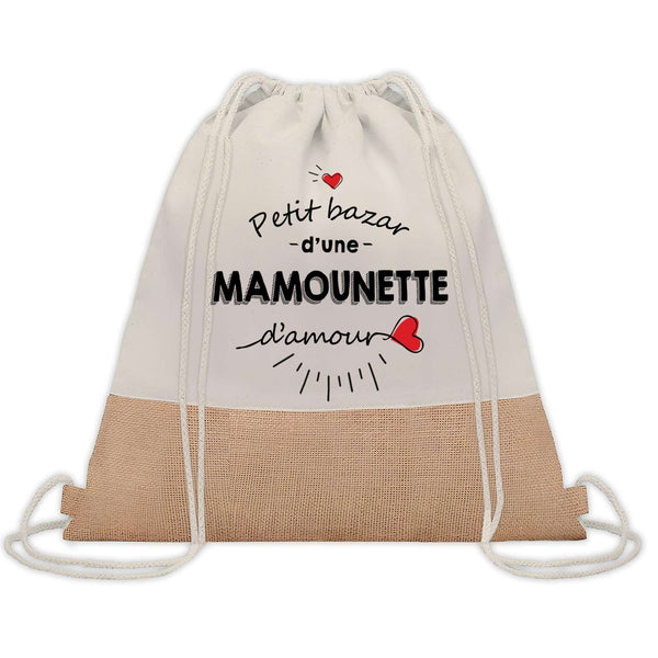 Sac Fête des Mères Mamie Maman Cadeau anniversaire Noël Travail Métier Départ Retraite Collègue Femme cabas shopping plage