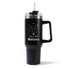 Mug isotherme Joyeux noël Marianne cerf Noir
