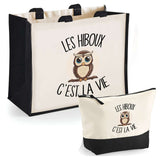 Cabas homme ou femme sac plage ou shopping tote bag pochette trousse Idée cadeau original pour anniversaire Noël travail départ retraite collègue famille fete des mères fetes des pères papa maman mamie papi