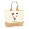 Sac Jute Fête des Mères Fêtes des Pères Mamie Papi Famille Idée Cadeau anniversaire Noël Travail Boulot Métier Départ Retraite Collègue Femme Homme
