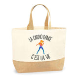 Sac Jute Fête des Mères Fêtes des Pères Mamie Papi Famille Idée Cadeau anniversaire Noël Travail Boulot Métier Départ Retraite Collègue Femme Homme