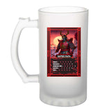 fete des peres papa carte geek gamer cadeau anniversaire noel chope verre à bière cervoise