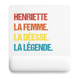 Tapis de souris ergonomique avec repose-poignet, accessoire bureau pour femme et homme, fête des pères, cadeau pas cher, idée cadeau fête des mères, secret santa, départ à la retraite, télétravail et gaming