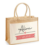 Sac Fête des Mères Mamie MAman Soeur Femme Famille Idée Cadeau anniversaire Noël Travail Boulot Métier Départ Retraite Collègue Femme cabas shopping plage