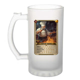 fete des peres papa carte geek gamer cadeau anniversaire noel chope verre à bière cervoise